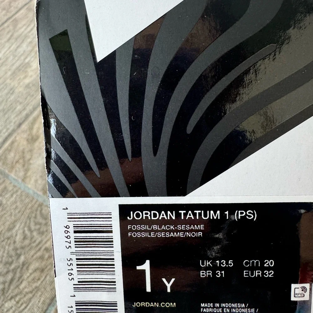 Brand New Jordan Tatum 1 Preschool Kids Sneakers“Tunnel Walk” - Picture 10 of 14